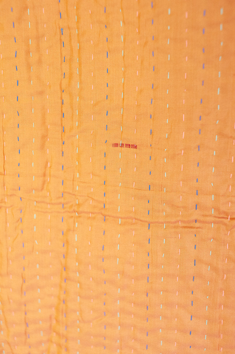 Abundant Silk Blend Kantha Throw