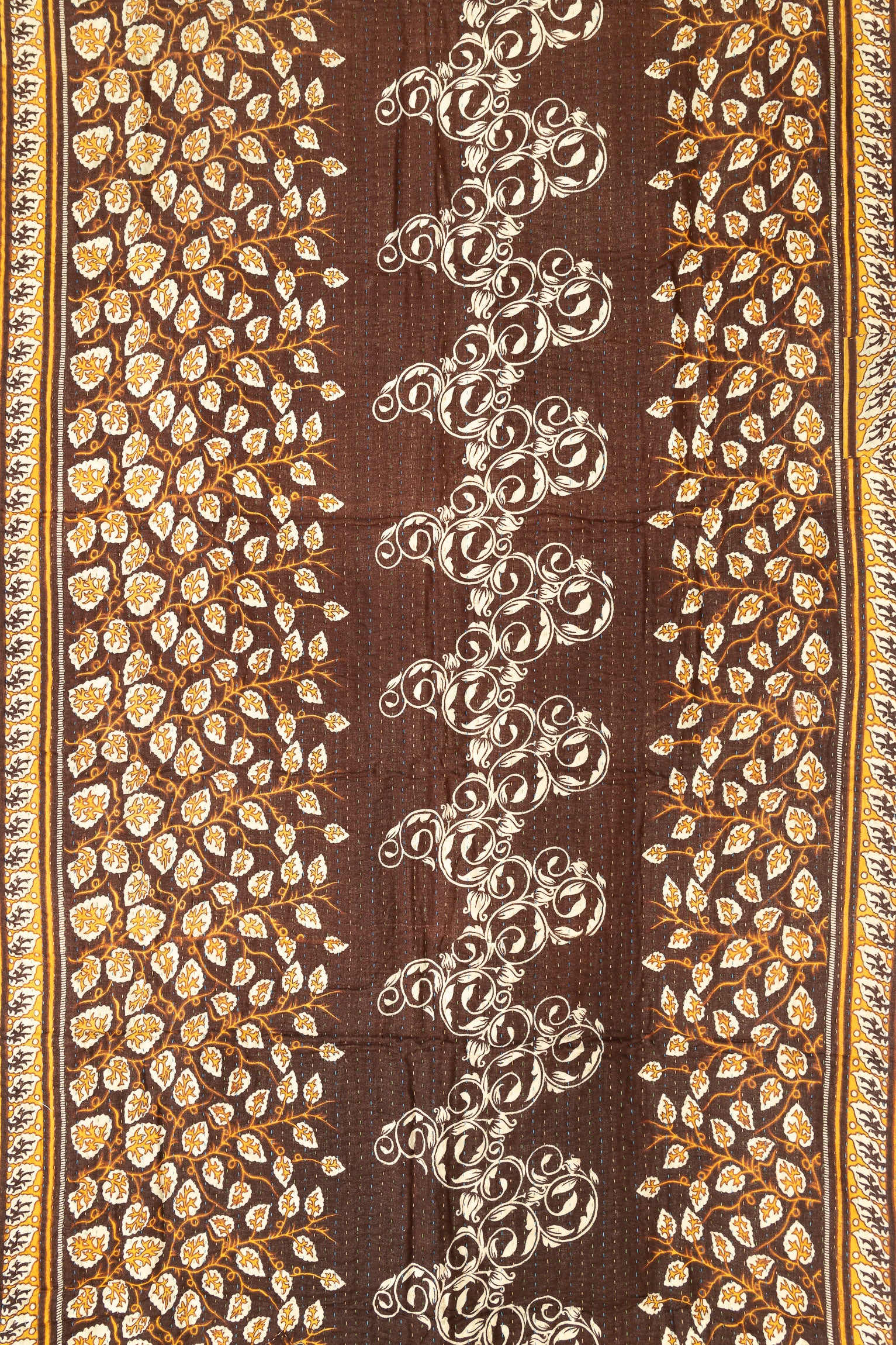 Kantha Throw Bed Quilt