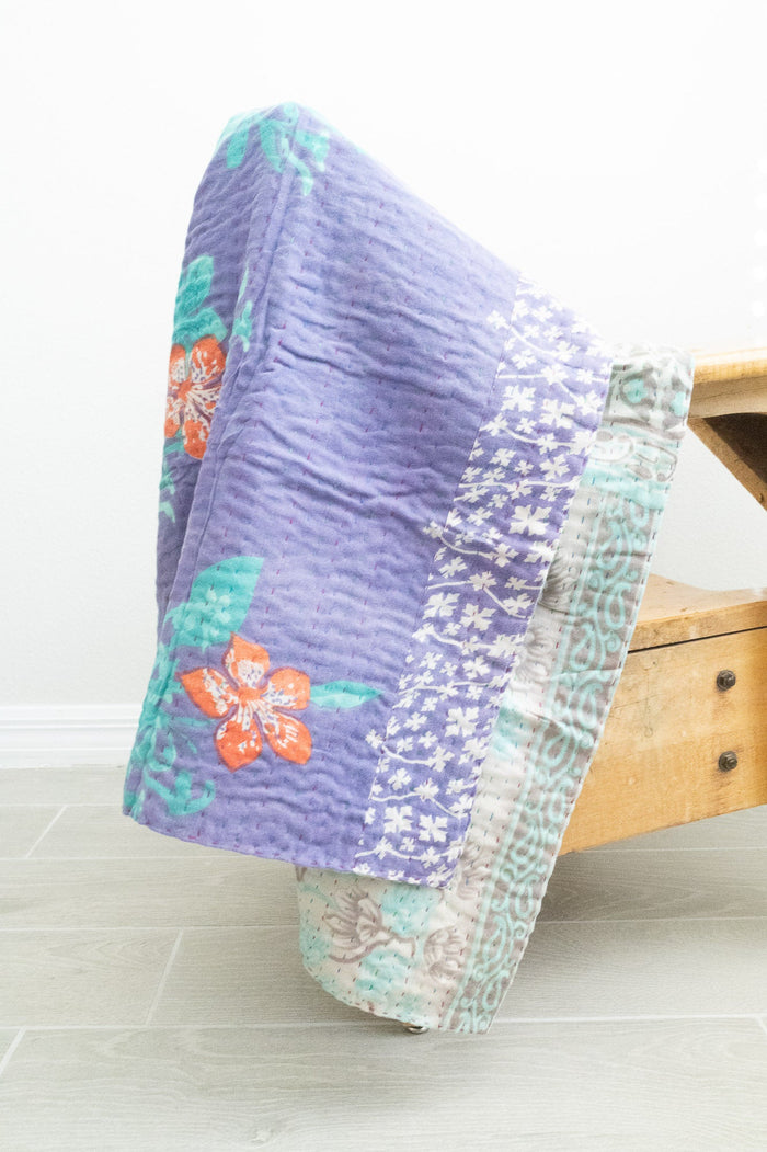 dignify Kantha Baby Blanket Quilt