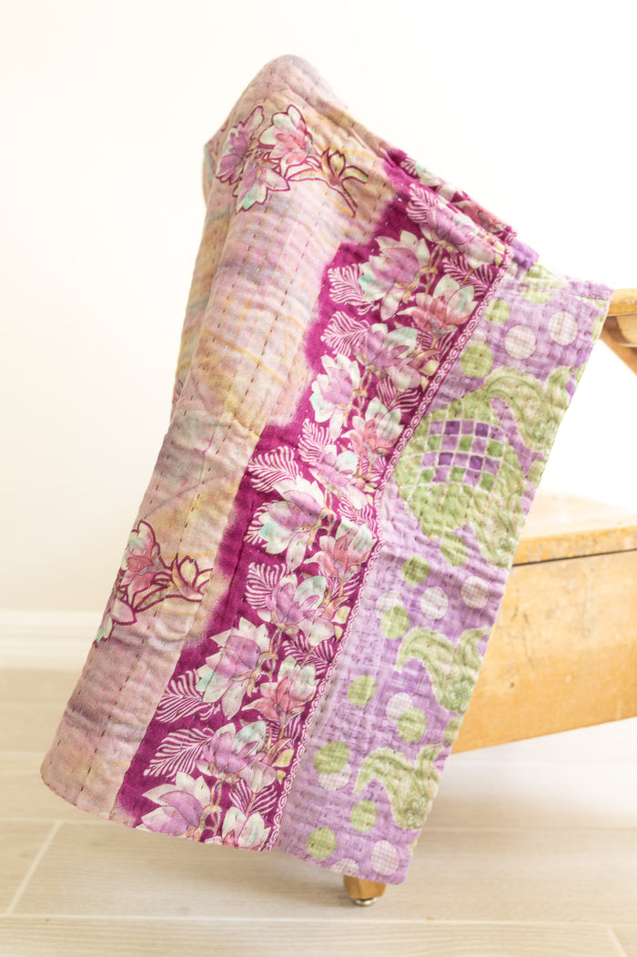 dignify Kantha Baby Blanket Quilt