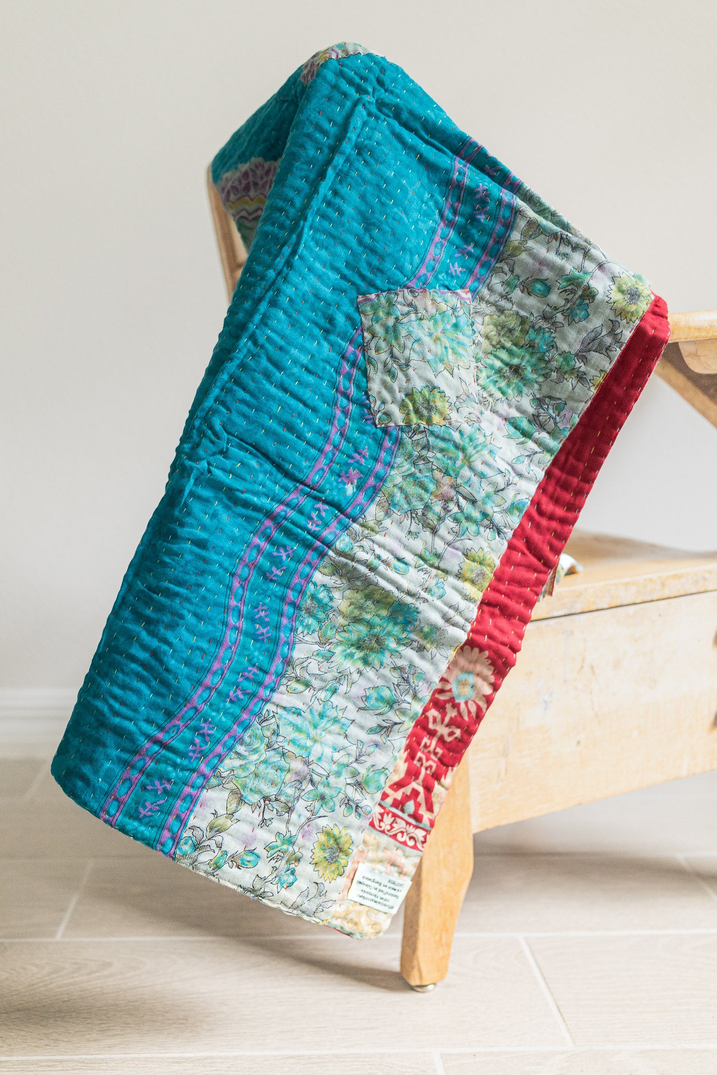 Adore No. 4 Mini Kantha Blanket