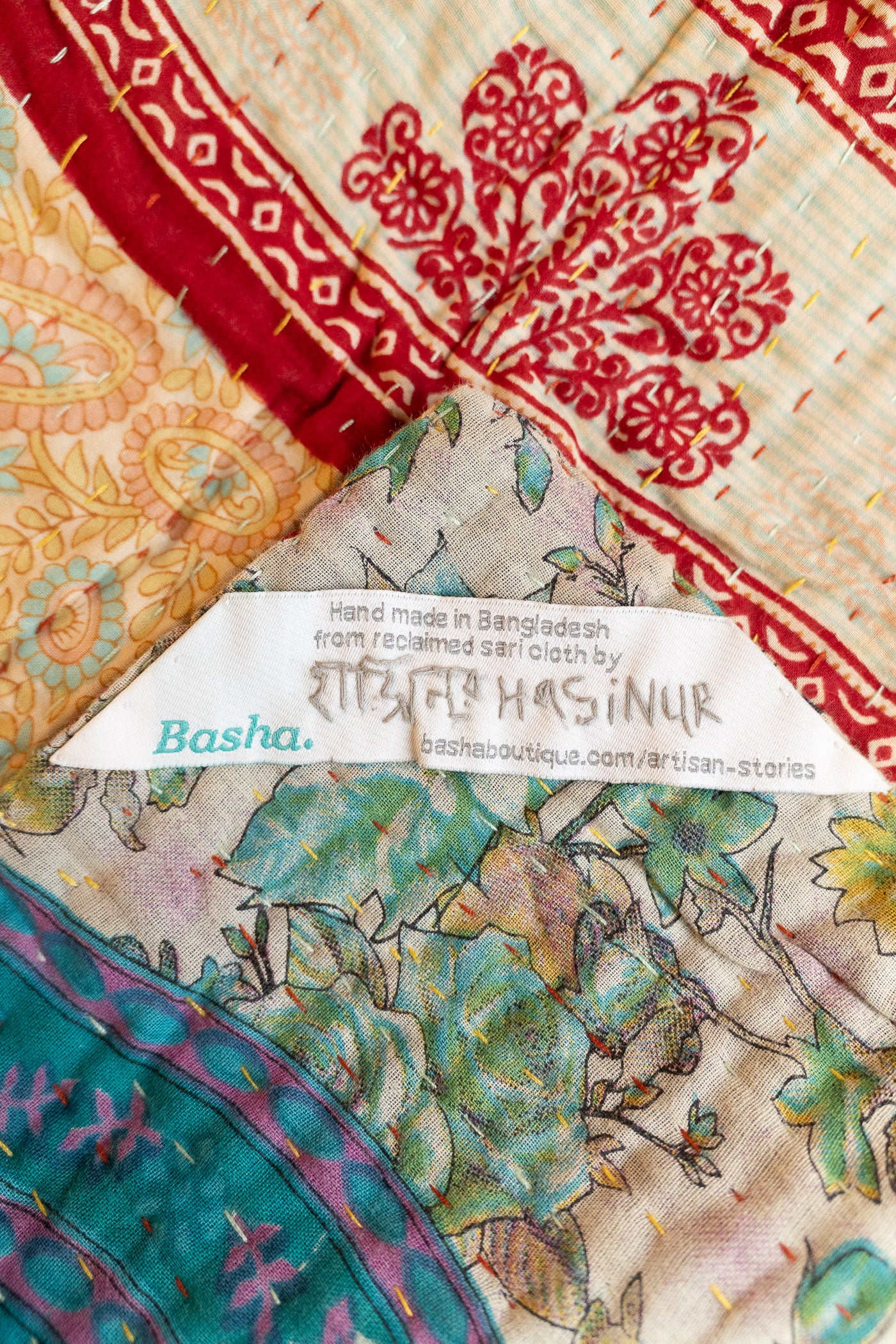 Adore No. 4 Mini Kantha Blanket