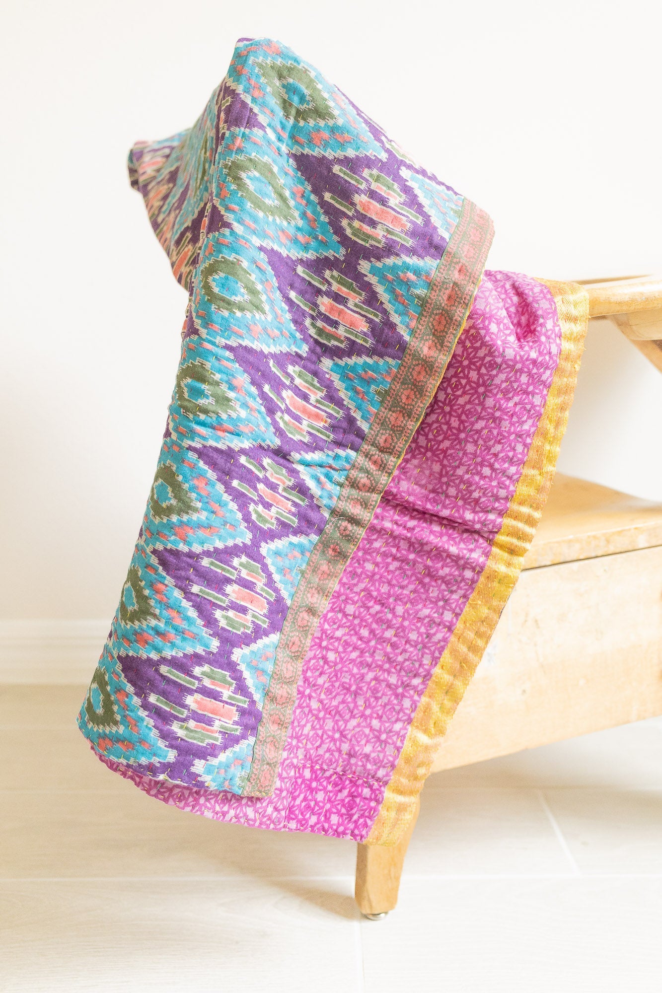 dignify Kantha Baby Blanket Quilt
