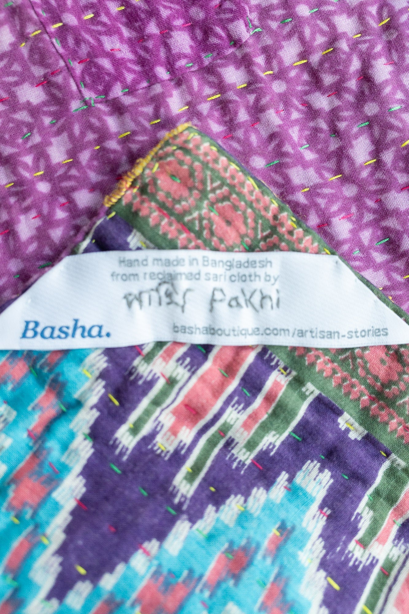 Adore No. 5 Kantha Baby Blanket