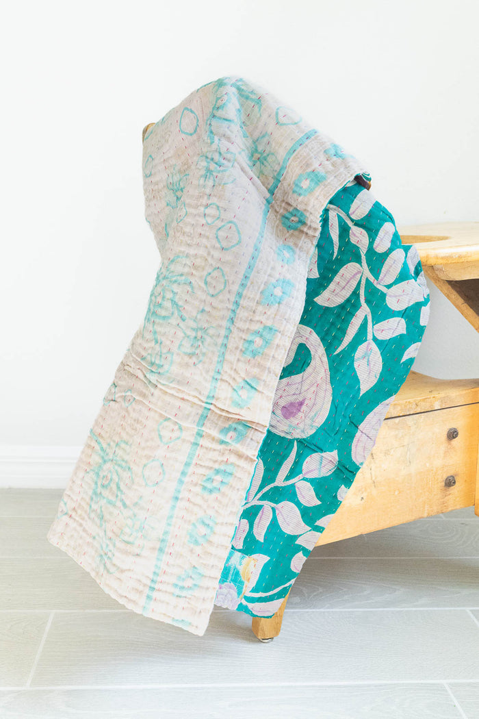 dignify Kantha Baby Blanket Quilt