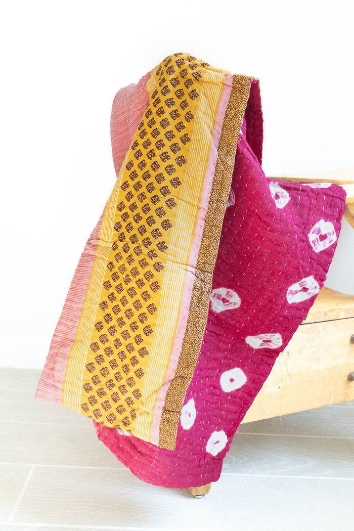 dignify Kantha Baby Blanket Quilt