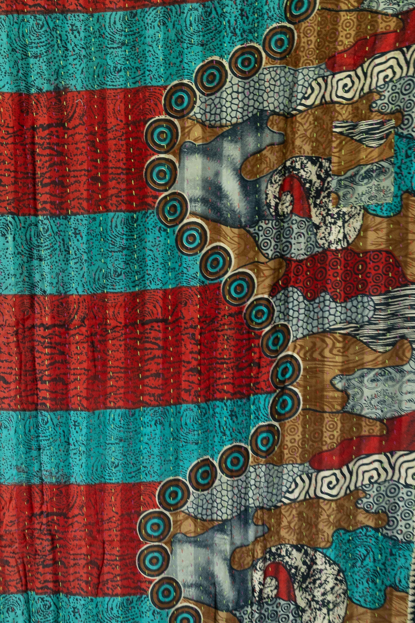 Adventure Kantha Throw