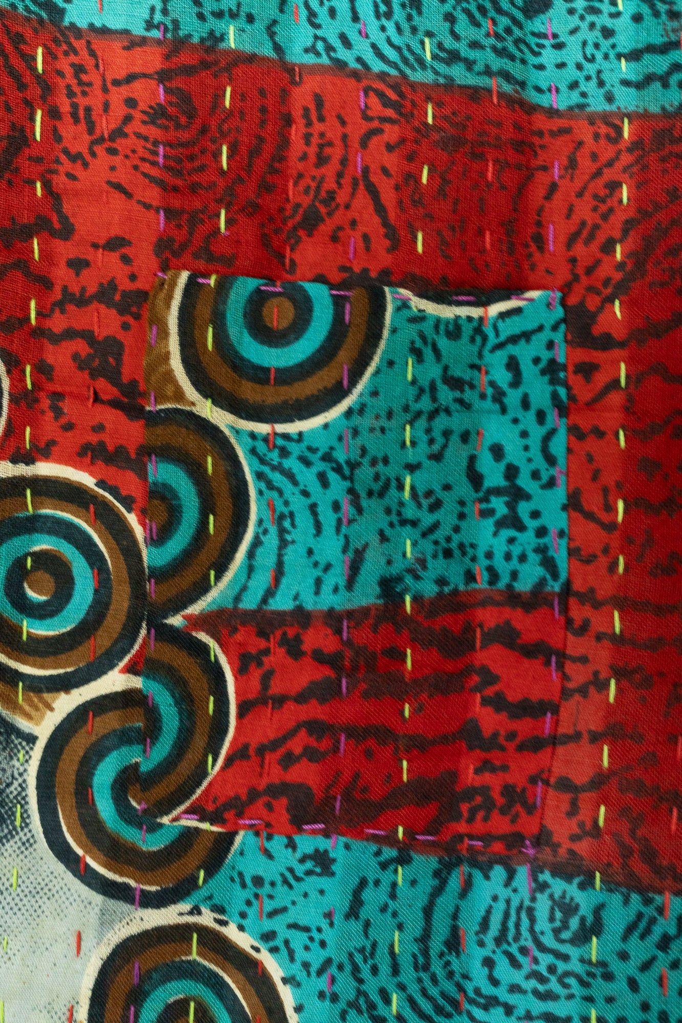 Adventure Kantha Throw