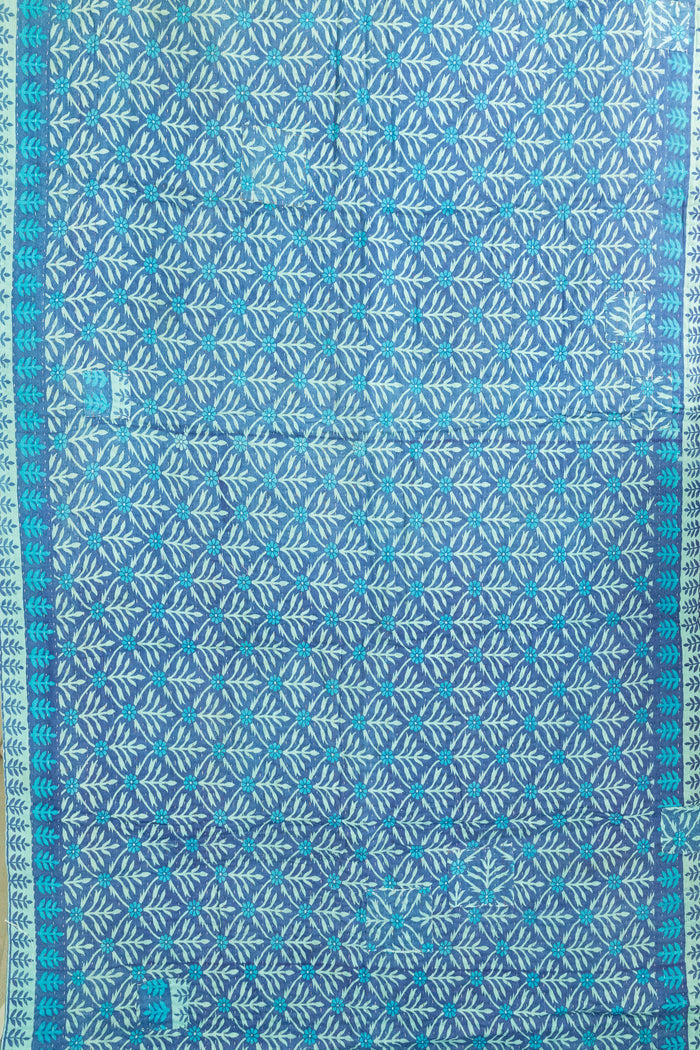 Adventure Kantha Throw Blanket