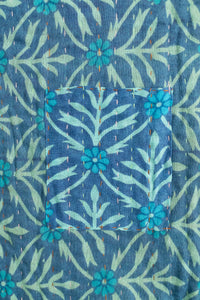 Adventure Kantha Throw Blanket