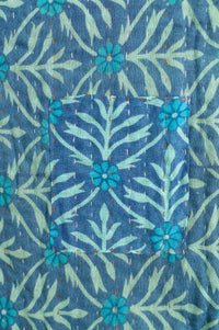 Adventure Kantha Throw Blanket