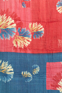Adventure Kantha Throw Blanket