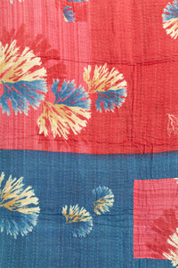 Adventure Kantha Throw Blanket
