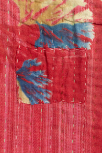 Adventure Kantha Throw Blanket