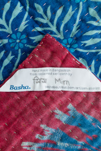 Adventure Kantha Throw Blanket