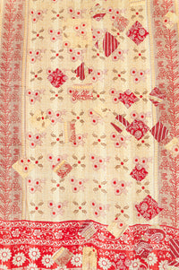 Kantha Throw Bed Quilt