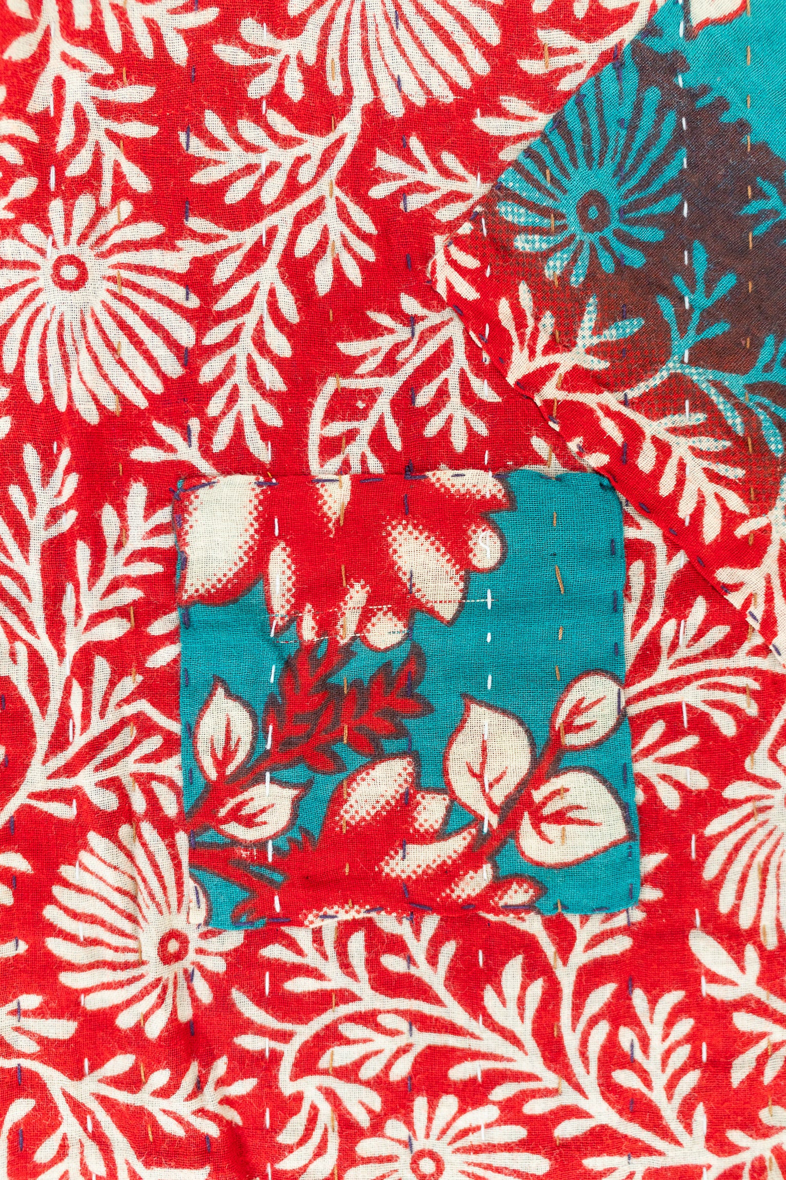 Adventure Kantha Throw