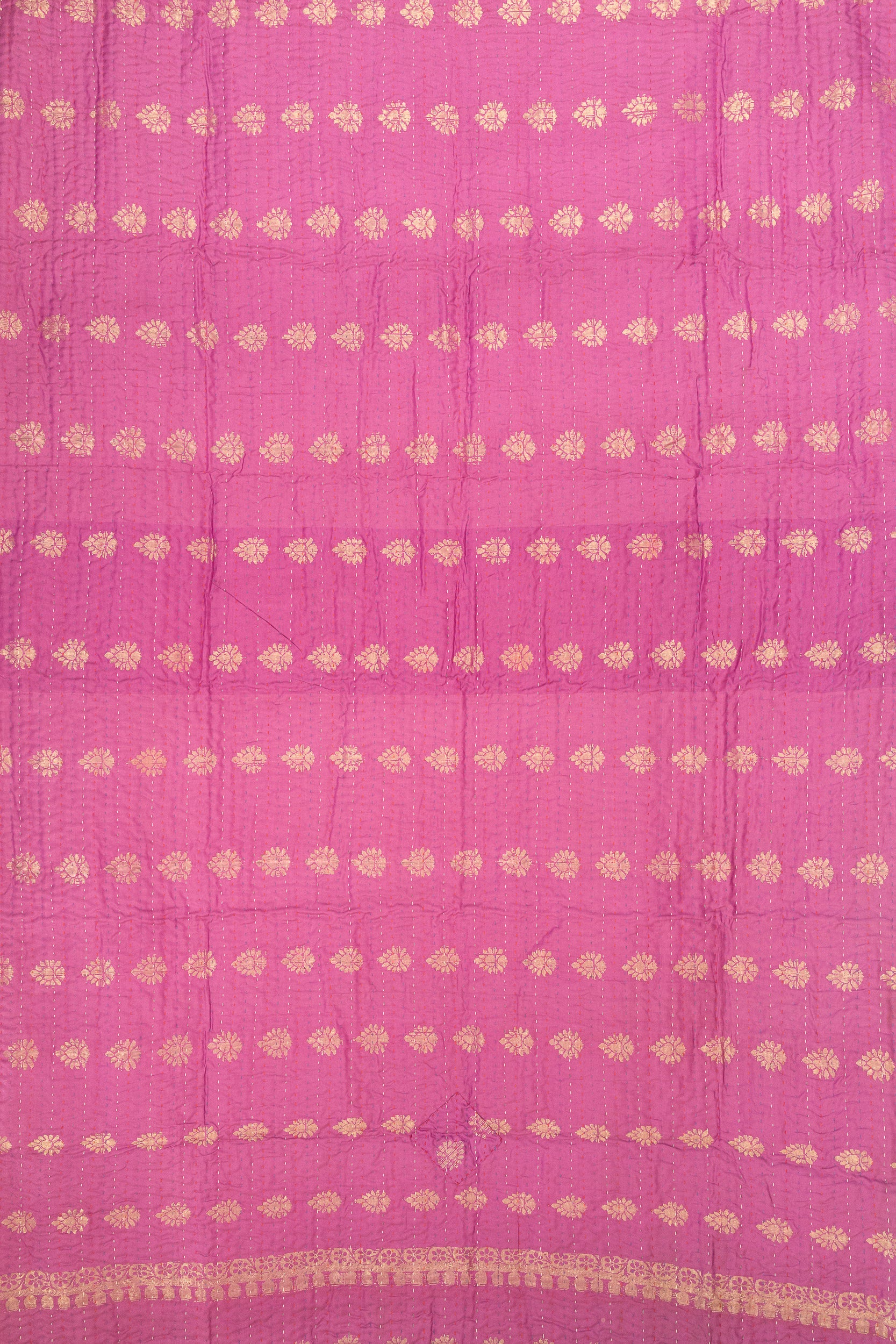 Air Silk Blend Kantha Throw