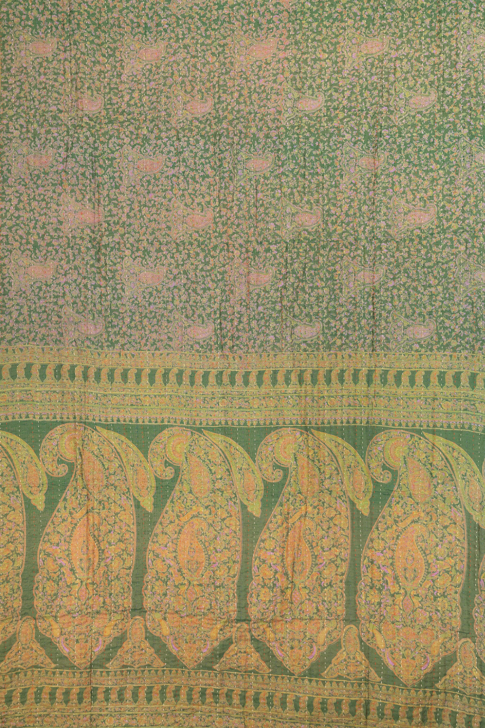 Air Silk Blend Kantha Throw