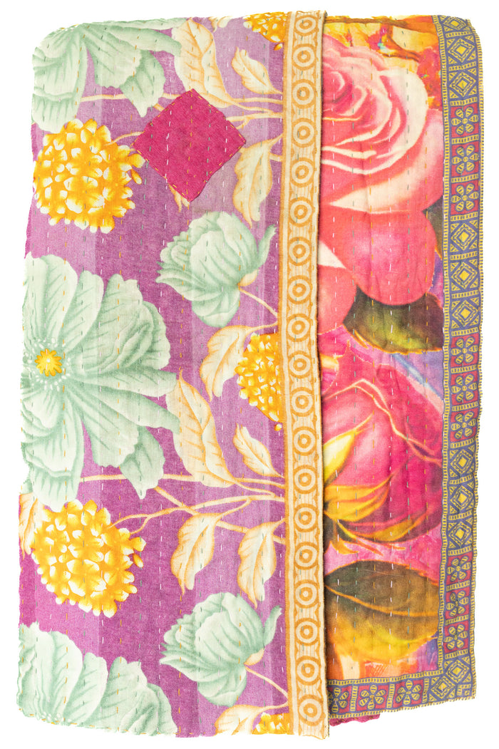 Amaze Kantha Throw Blanket