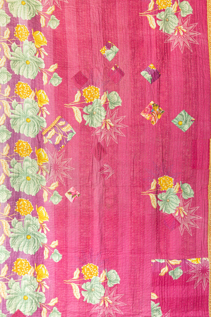 Amaze Kantha Throw Blanket