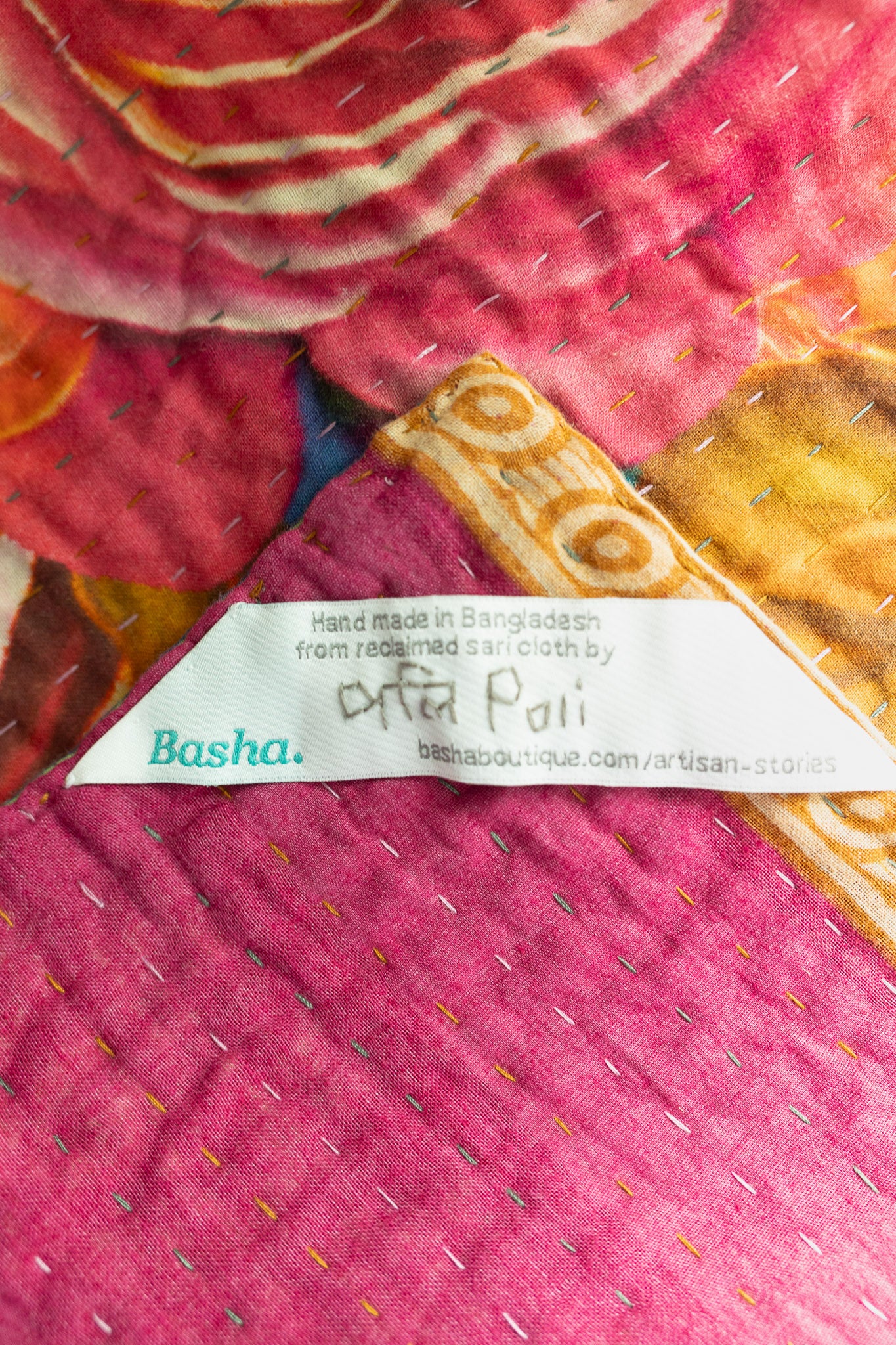 Amaze Kantha Throw Blanket