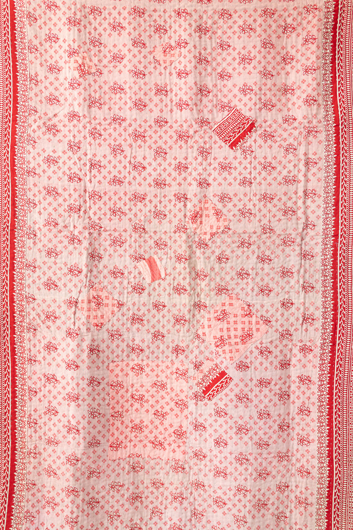 Kantha Throw Bed Quilt