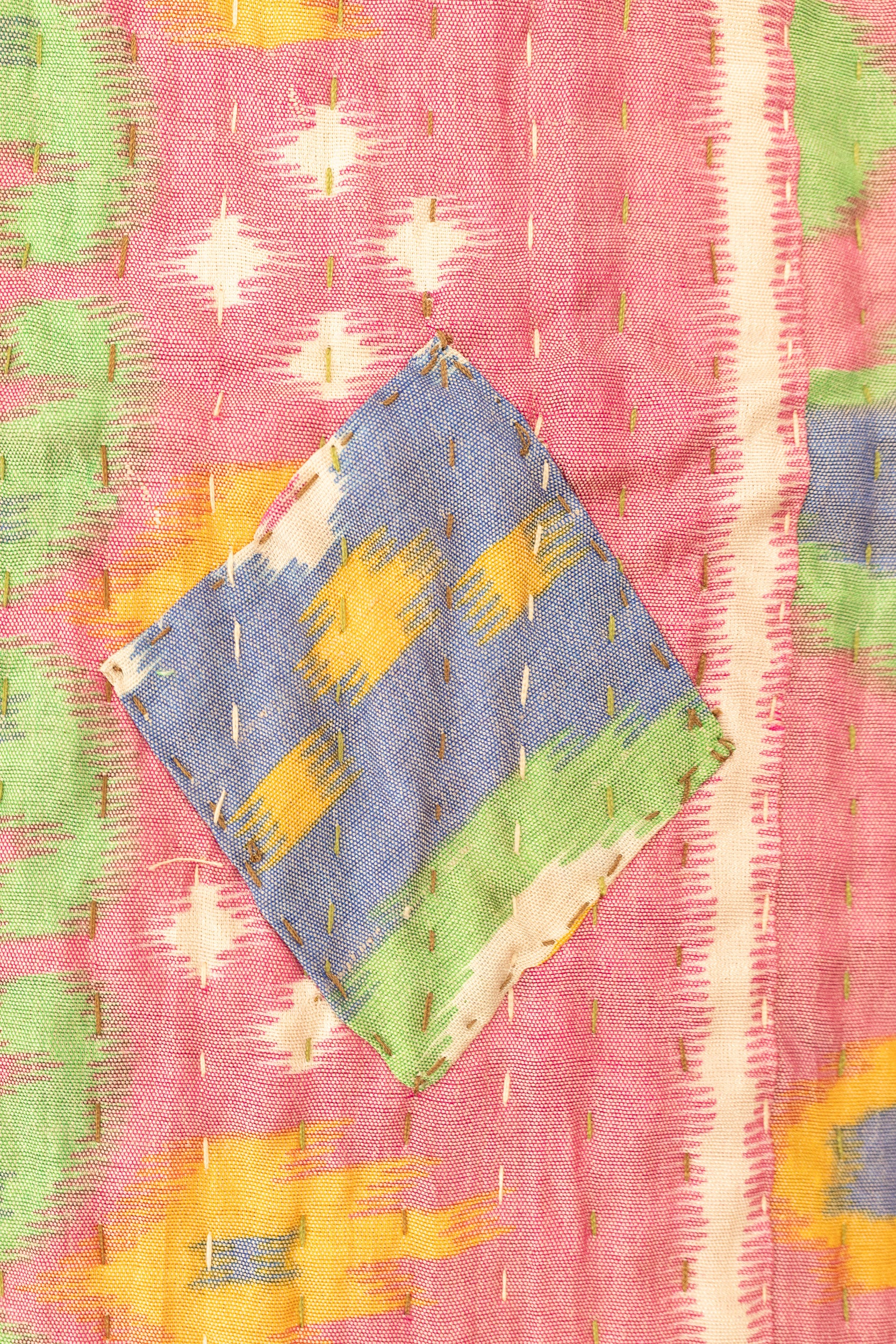 Ample Silk Blend Kantha Throw