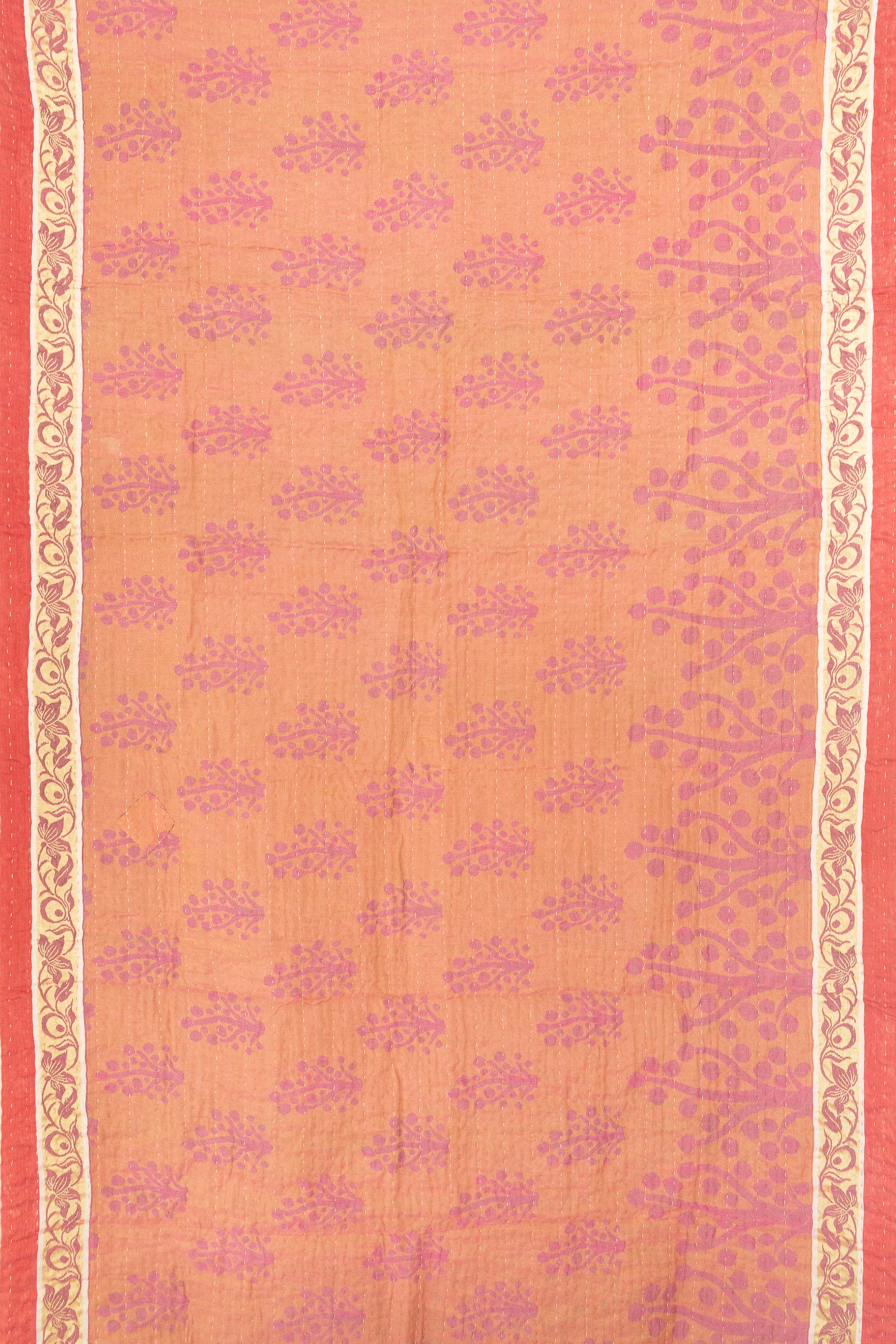 Ample Silk Blend Kantha Throw