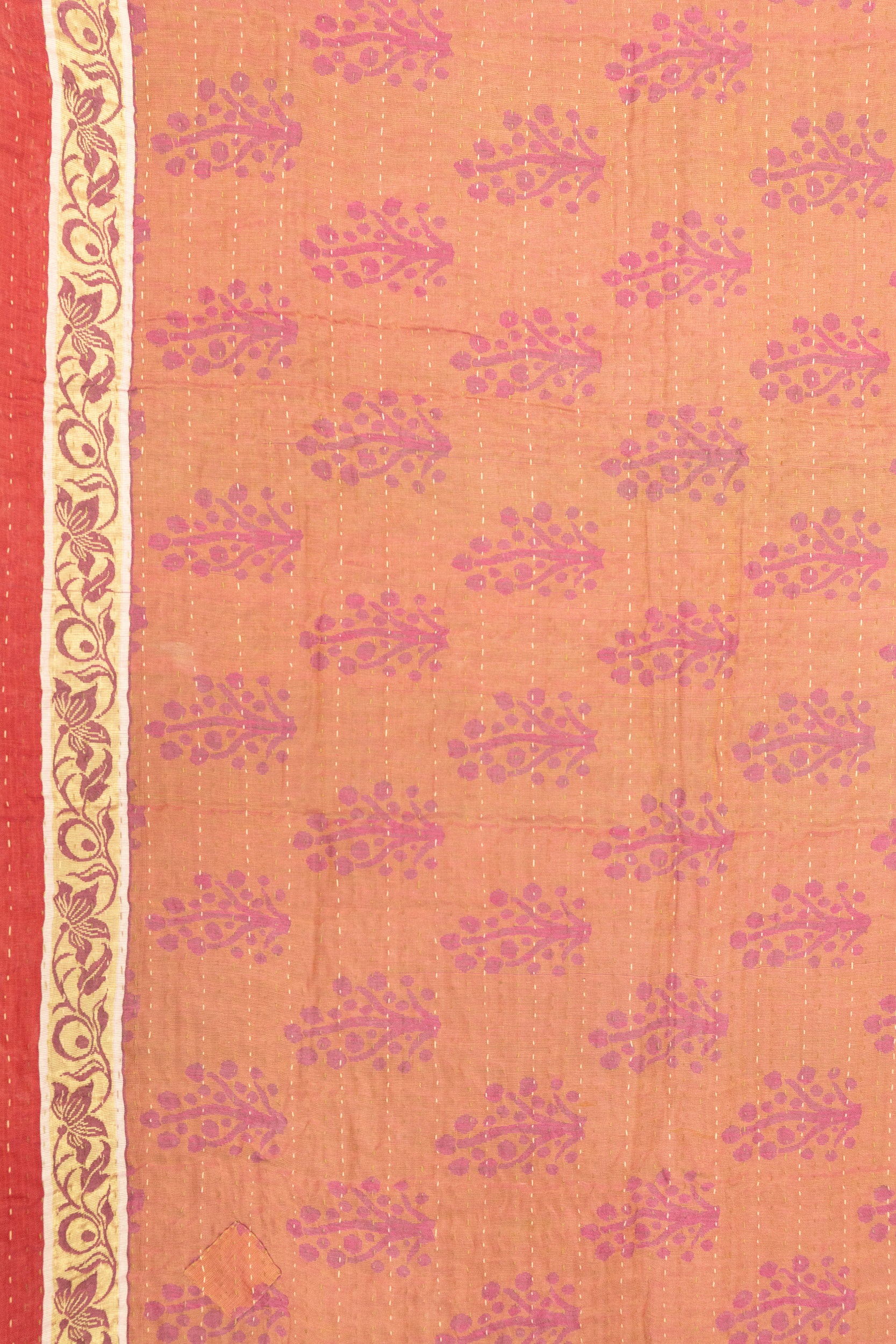 Ample Silk Blend Kantha Throw