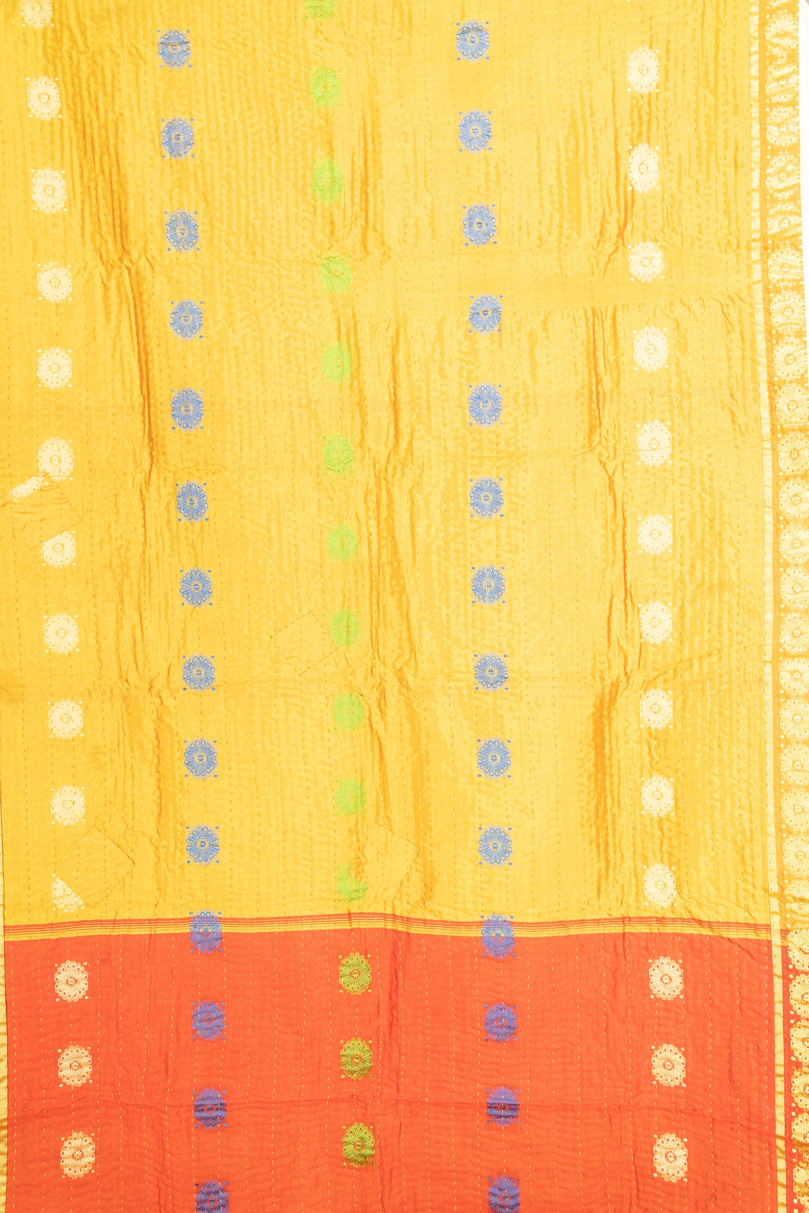 Anew Silk Blend Kantha Throw