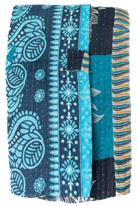 Astounding Kantha Throw Blanket