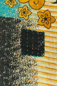 Astounding Kantha Throw Blanket