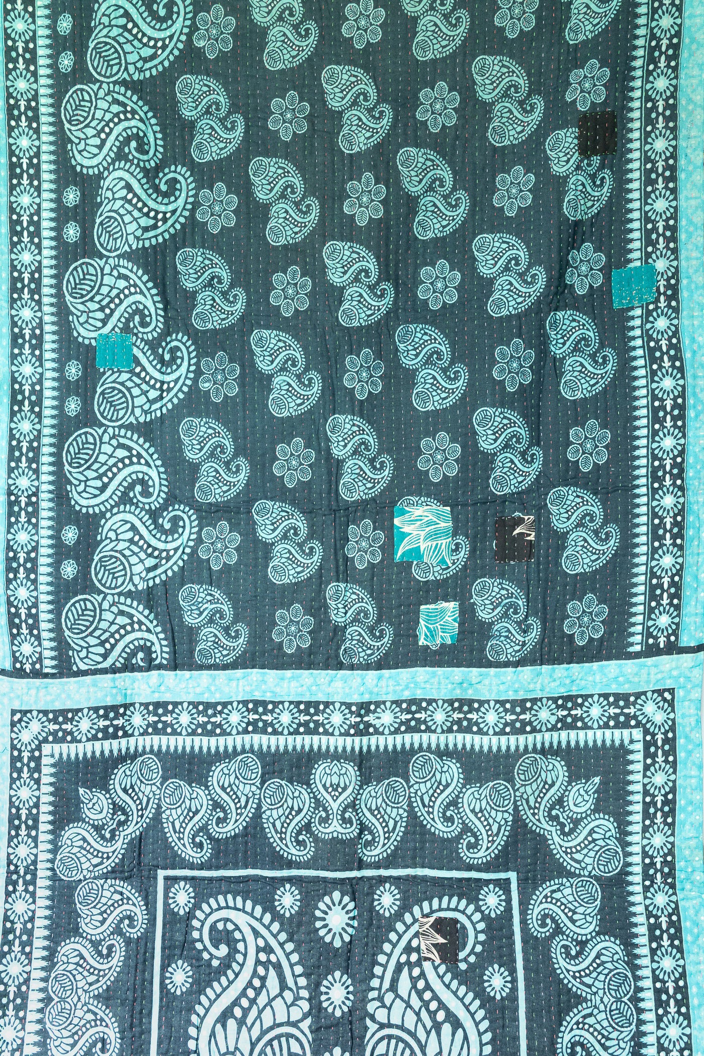 Astounding Kantha Throw Blanket