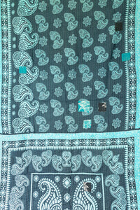 Astounding Kantha Throw Blanket