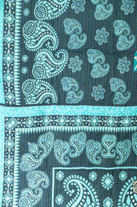 Astounding Kantha Throw Blanket