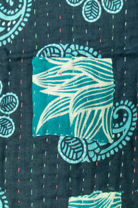Astounding Kantha Throw Blanket