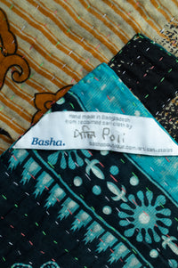 Astounding Kantha Throw Blanket