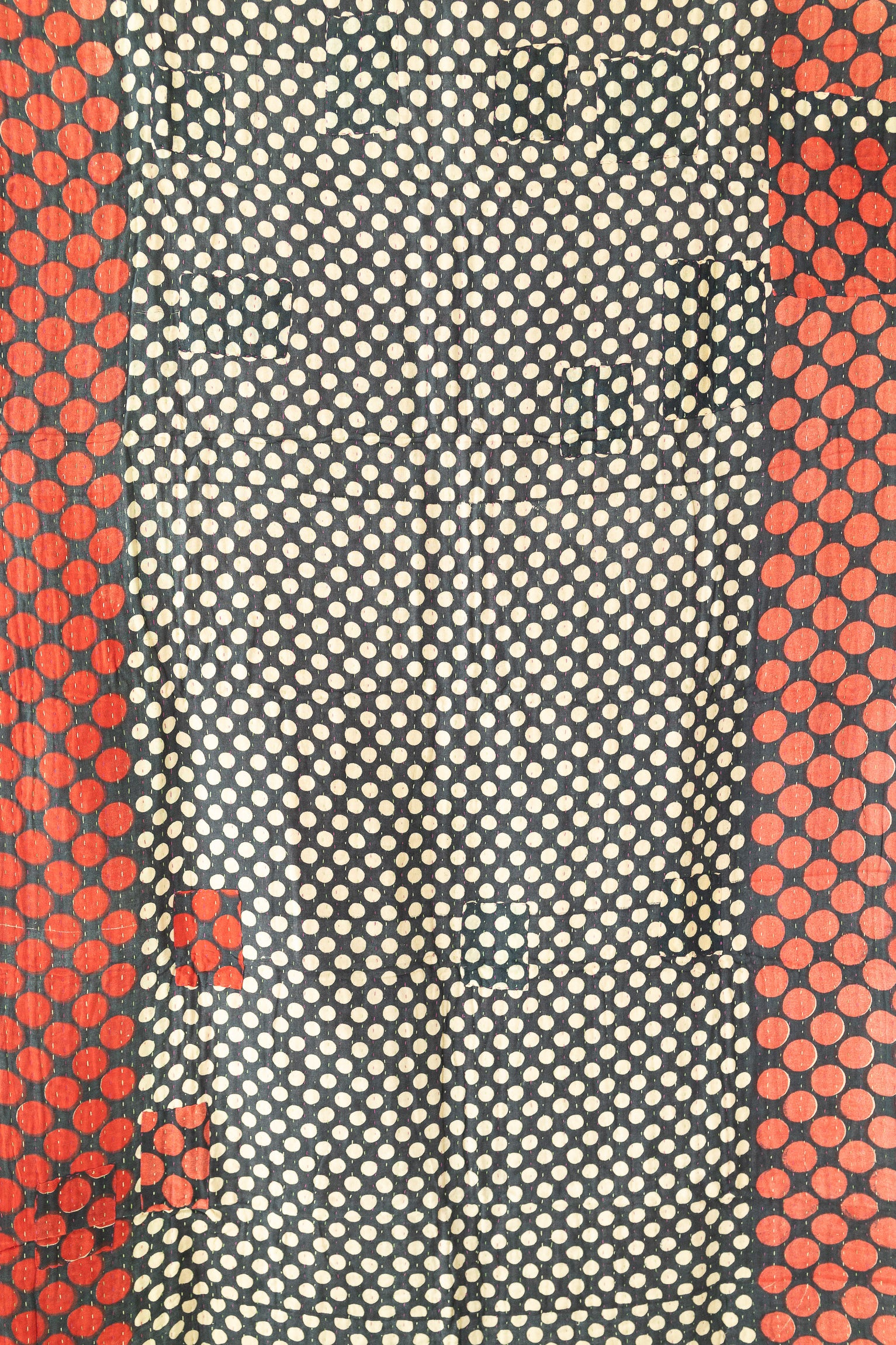 Kantha Throw Bed Quilt