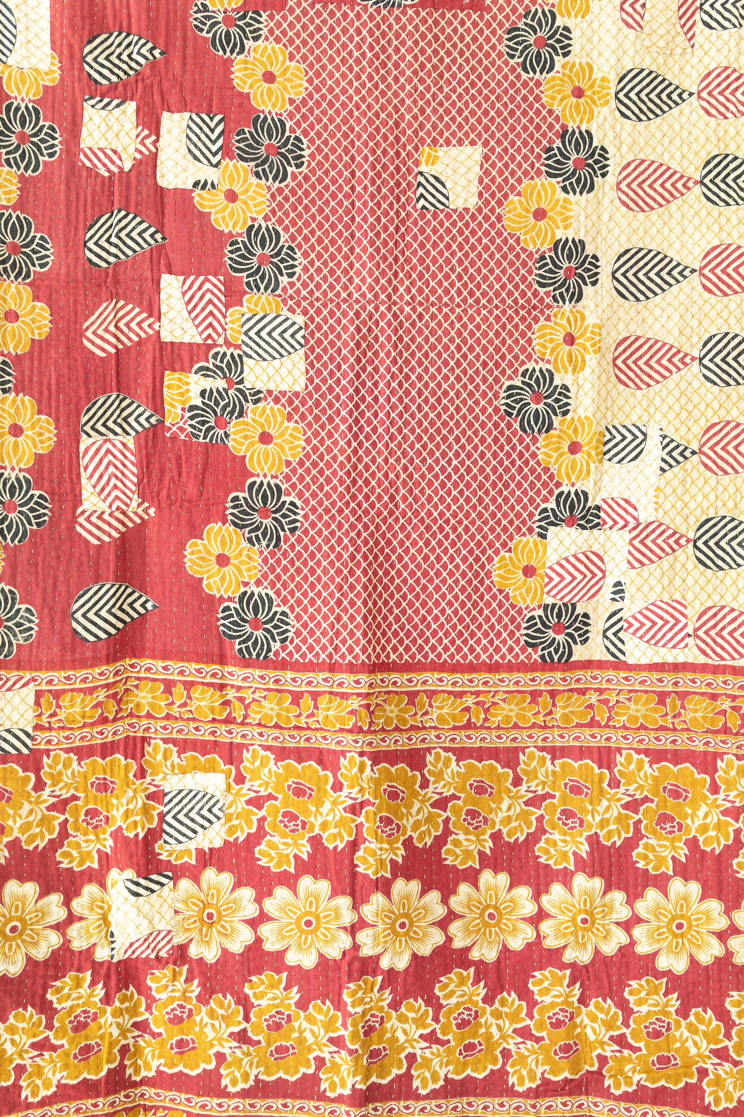 Astounding Kantha Throw