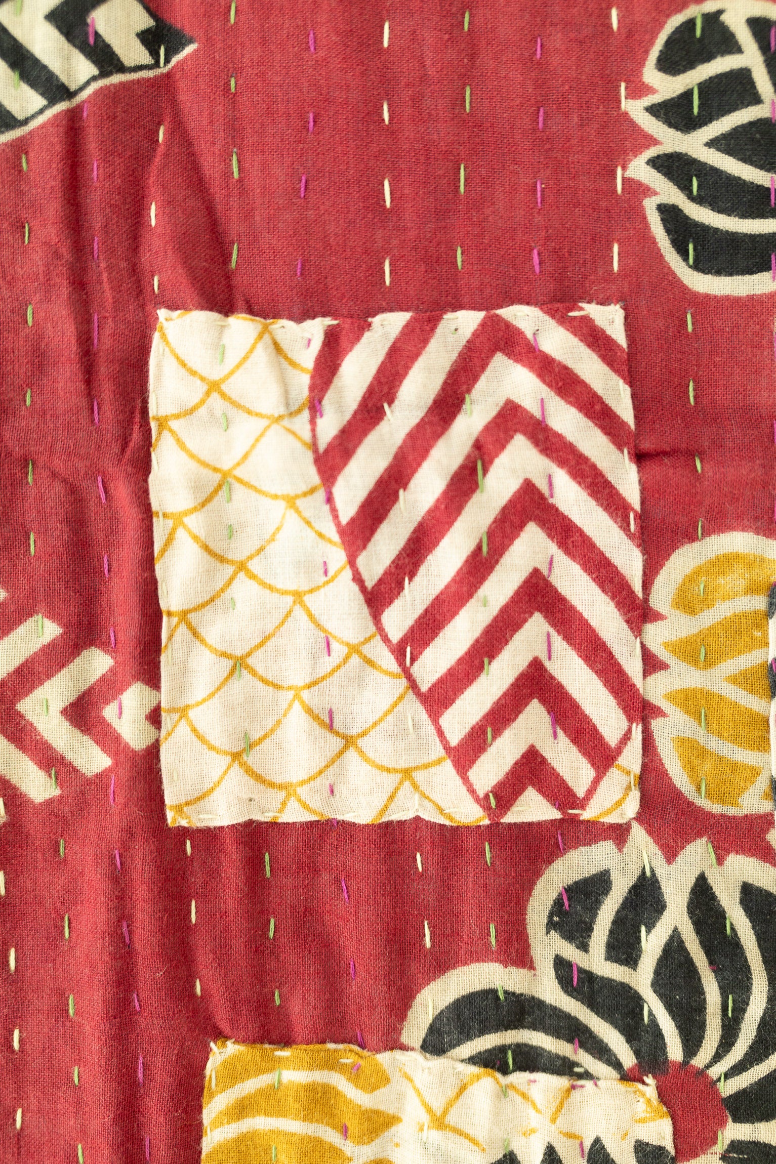 Astounding Kantha Throw