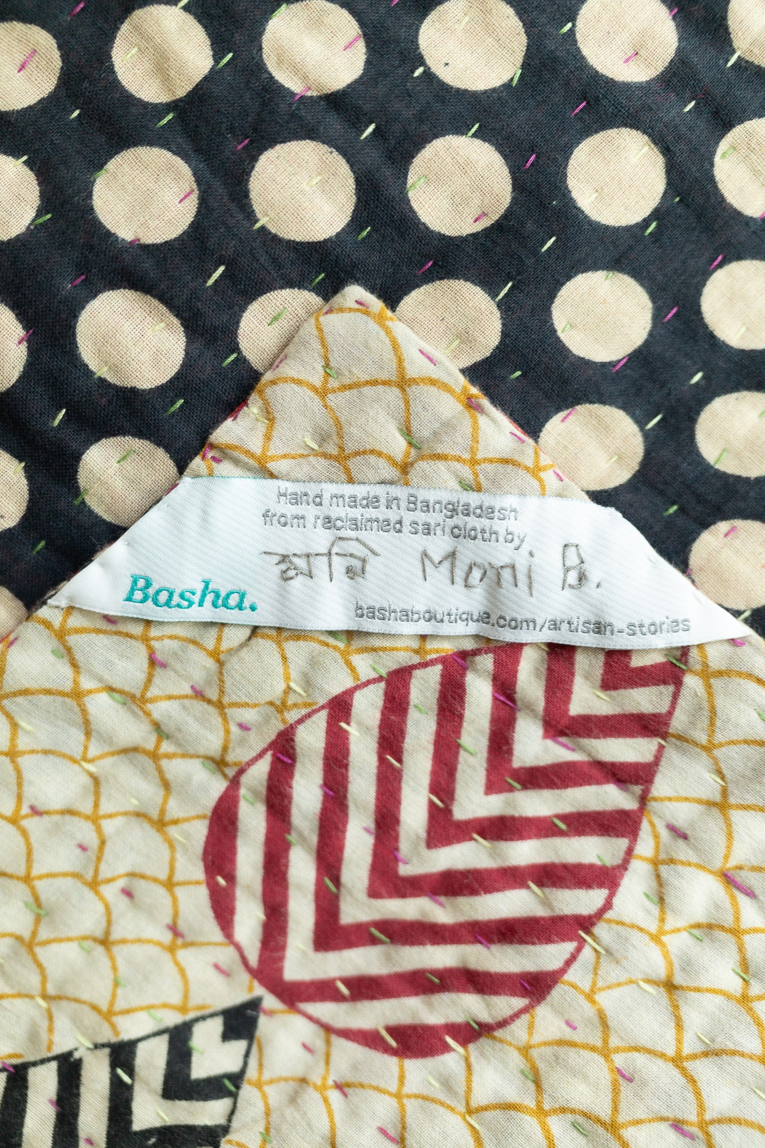 Astounding Kantha Throw