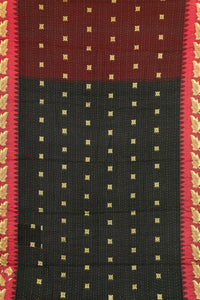 Autumn Silk Blend Kantha Throw Blanket