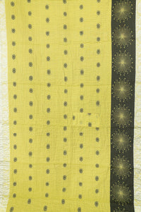 Autumn Silk Blend Kantha Throw Blanket