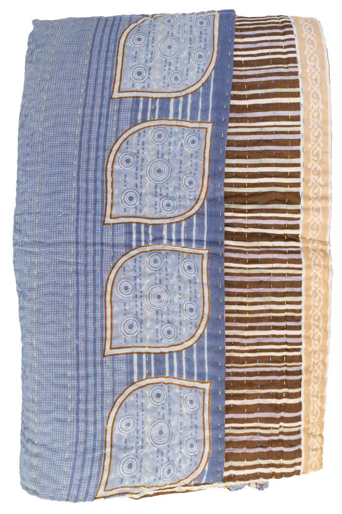 Awake Kantha Throw Blanket