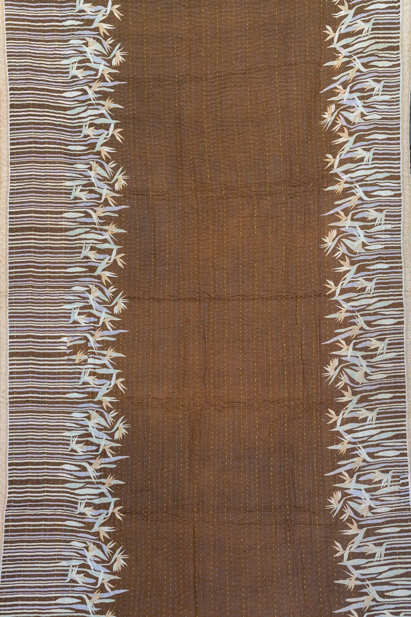 Awake Kantha Throw Blanket