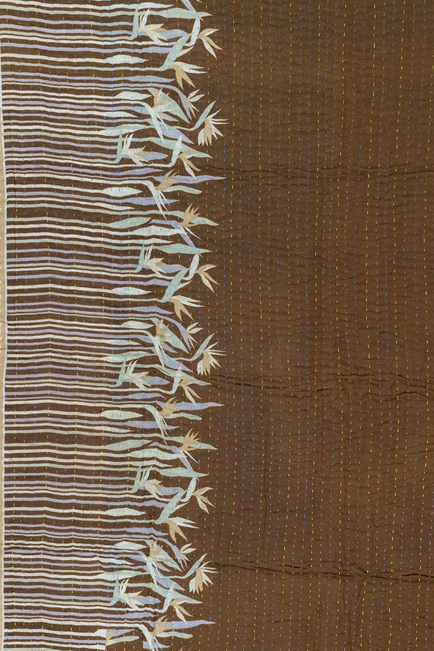 Awake Kantha Throw Blanket