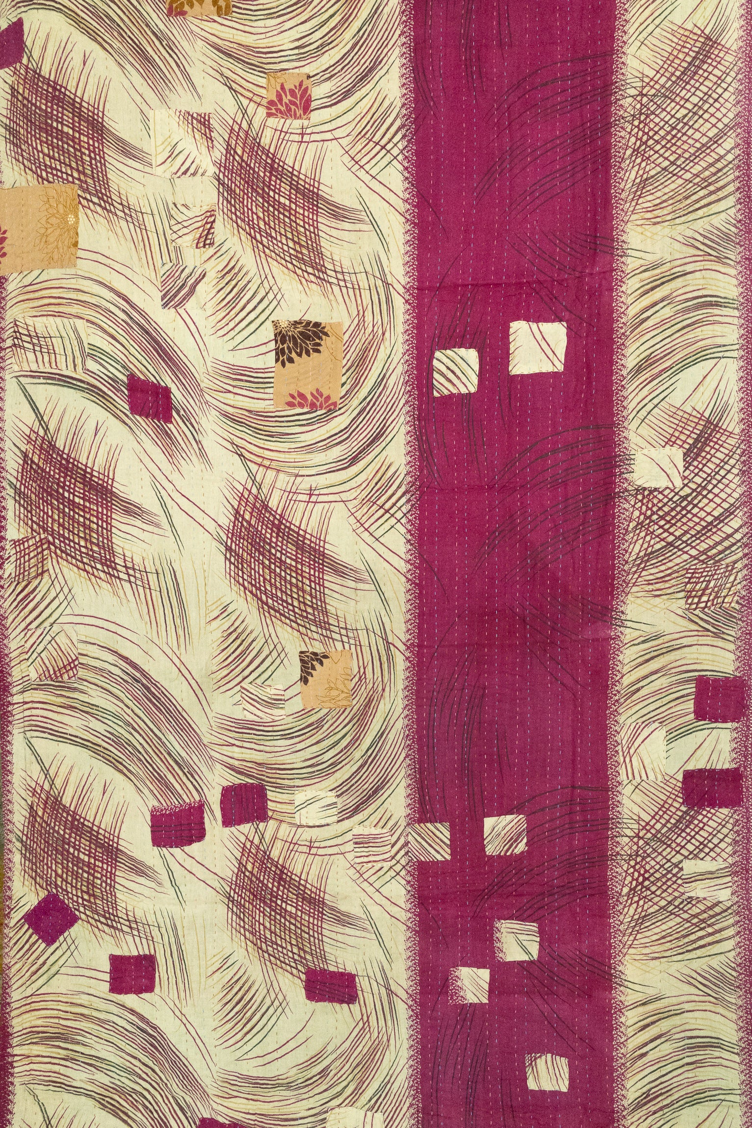 Awake Kantha Throw Blanket