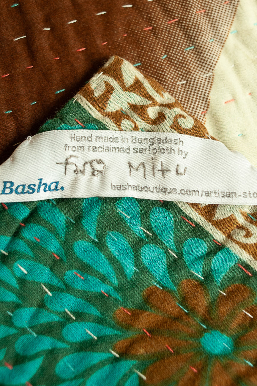 Awake Large Kantha Throw