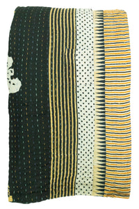 Awe Large Kantha Throw Blanket